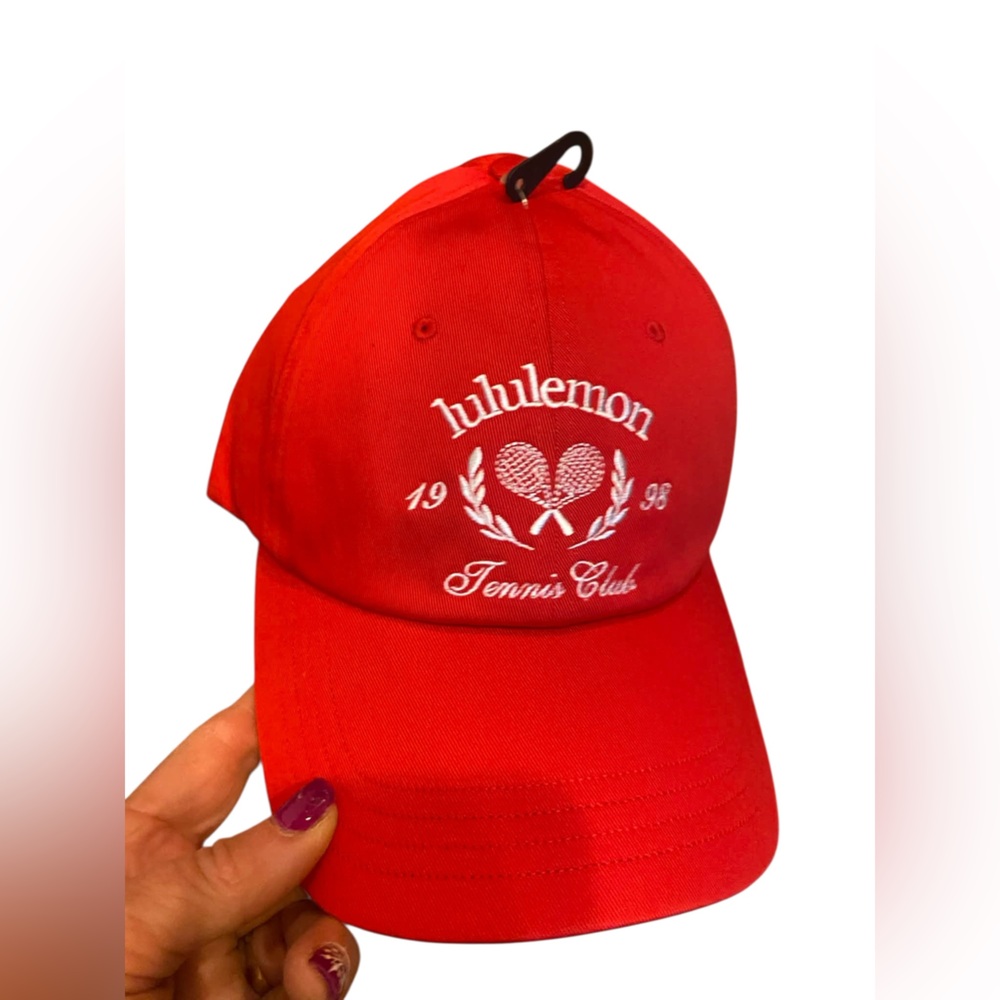 NWT Lululemon classic ball cap LULU RED